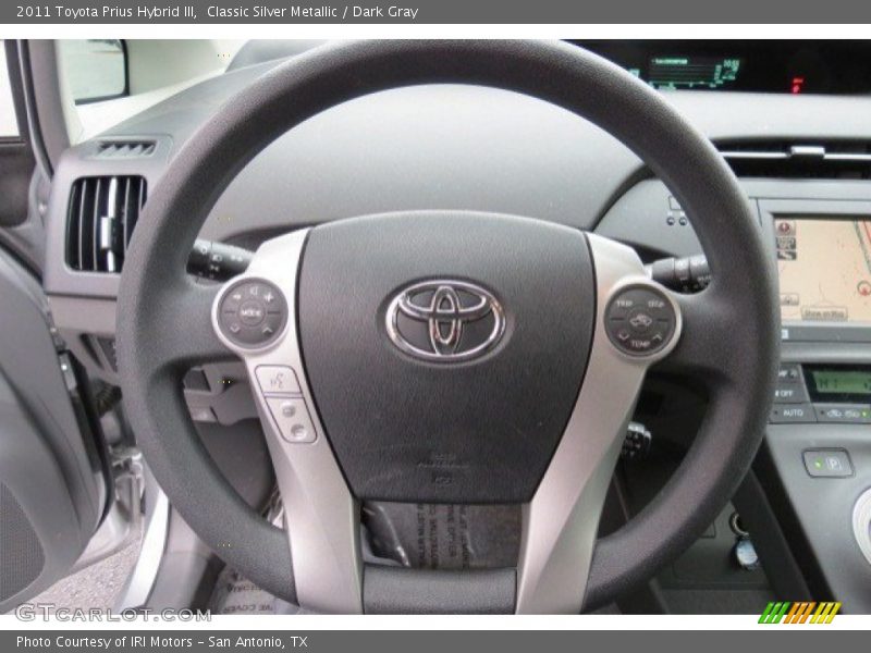 Classic Silver Metallic / Dark Gray 2011 Toyota Prius Hybrid III