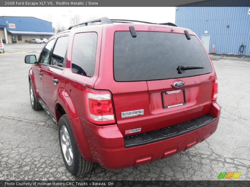 Redfire Metallic / Stone 2008 Ford Escape XLT V6