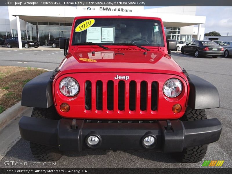 Flame Red / Dark Slate Gray/Medium Slate Gray 2010 Jeep Wrangler Rubicon 4x4