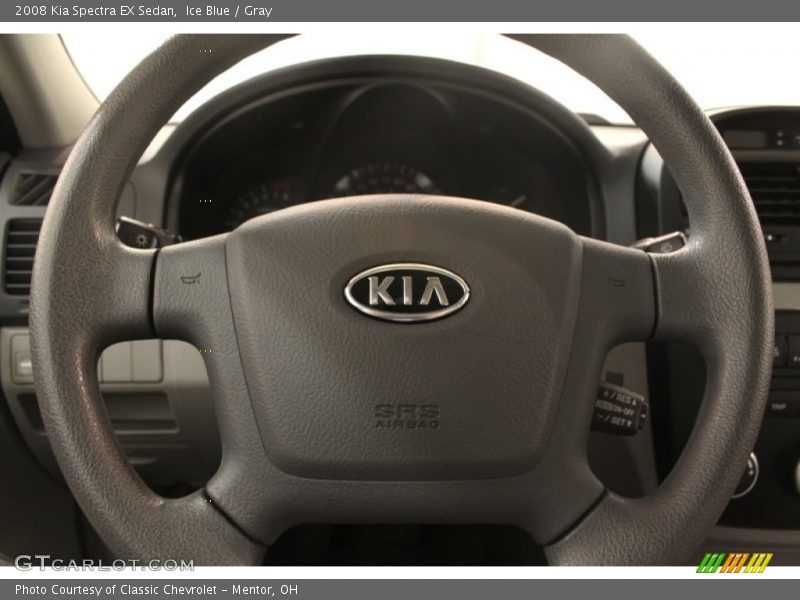 Ice Blue / Gray 2008 Kia Spectra EX Sedan