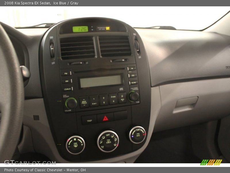 Ice Blue / Gray 2008 Kia Spectra EX Sedan