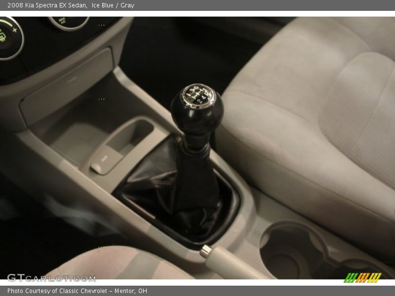 Ice Blue / Gray 2008 Kia Spectra EX Sedan
