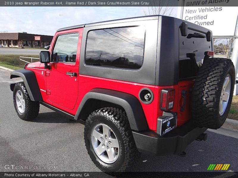 Flame Red / Dark Slate Gray/Medium Slate Gray 2010 Jeep Wrangler Rubicon 4x4