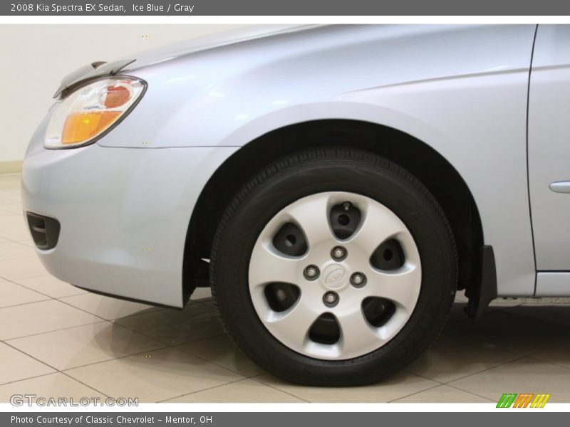 Ice Blue / Gray 2008 Kia Spectra EX Sedan