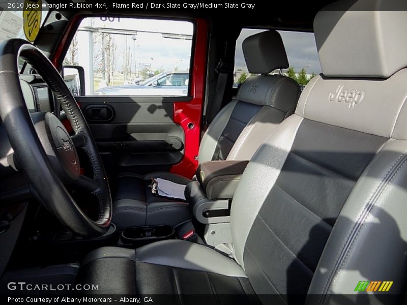 Front Seat of 2010 Wrangler Rubicon 4x4