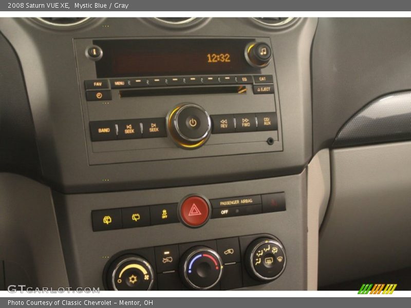 Controls of 2008 VUE XE