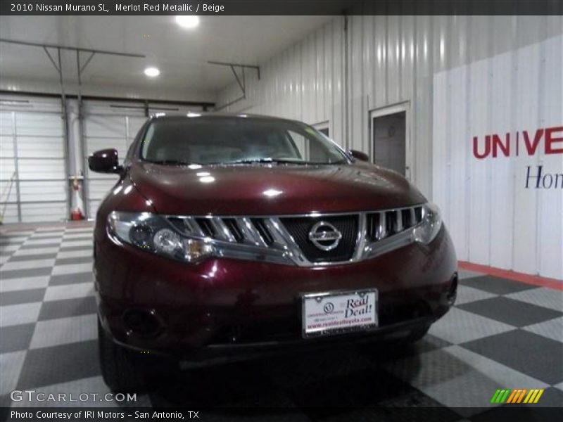 Merlot Red Metallic / Beige 2010 Nissan Murano SL