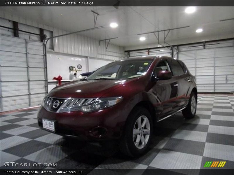 Merlot Red Metallic / Beige 2010 Nissan Murano SL