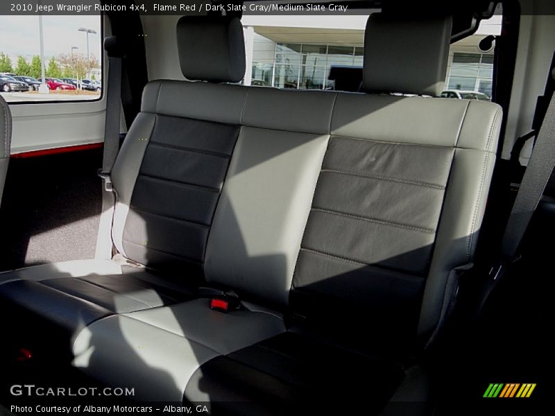 Rear Seat of 2010 Wrangler Rubicon 4x4