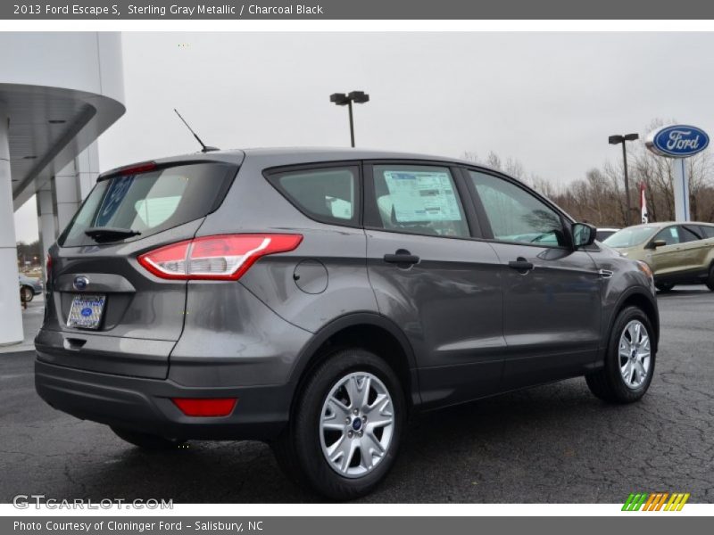 Sterling Gray Metallic / Charcoal Black 2013 Ford Escape S