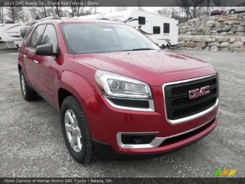 Crystal Red Tintcoat / Ebony 2013 GMC Acadia SLE