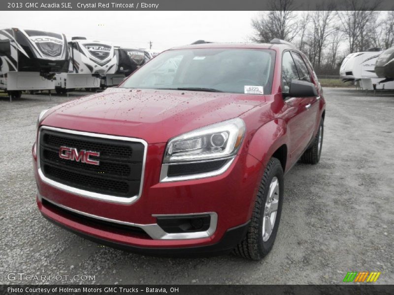 Crystal Red Tintcoat / Ebony 2013 GMC Acadia SLE
