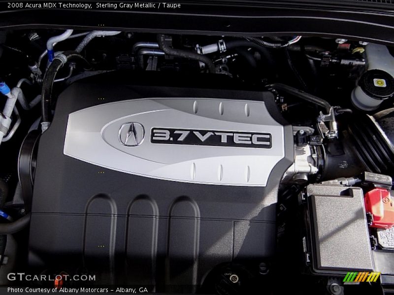 Sterling Gray Metallic / Taupe 2008 Acura MDX Technology