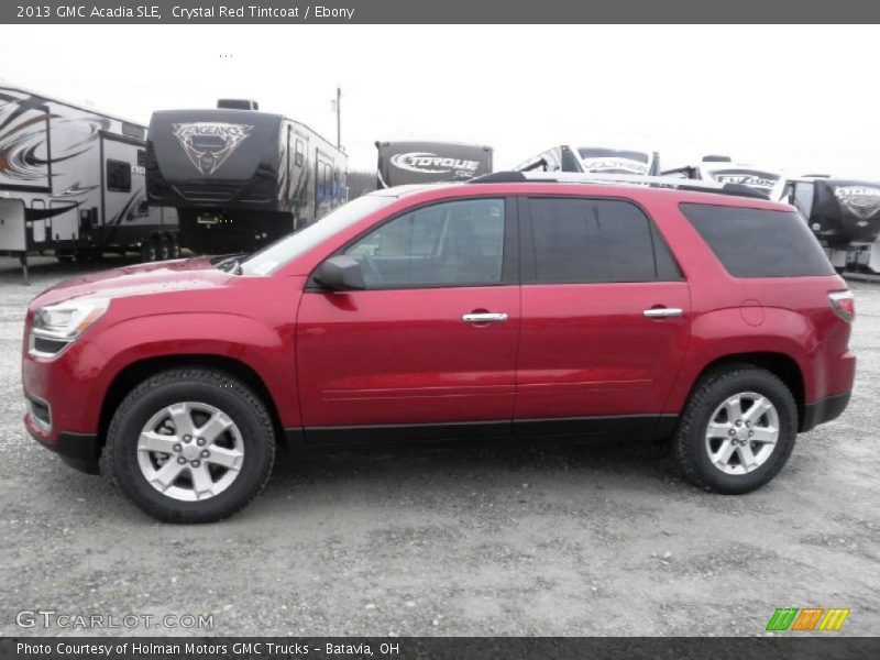 Crystal Red Tintcoat / Ebony 2013 GMC Acadia SLE