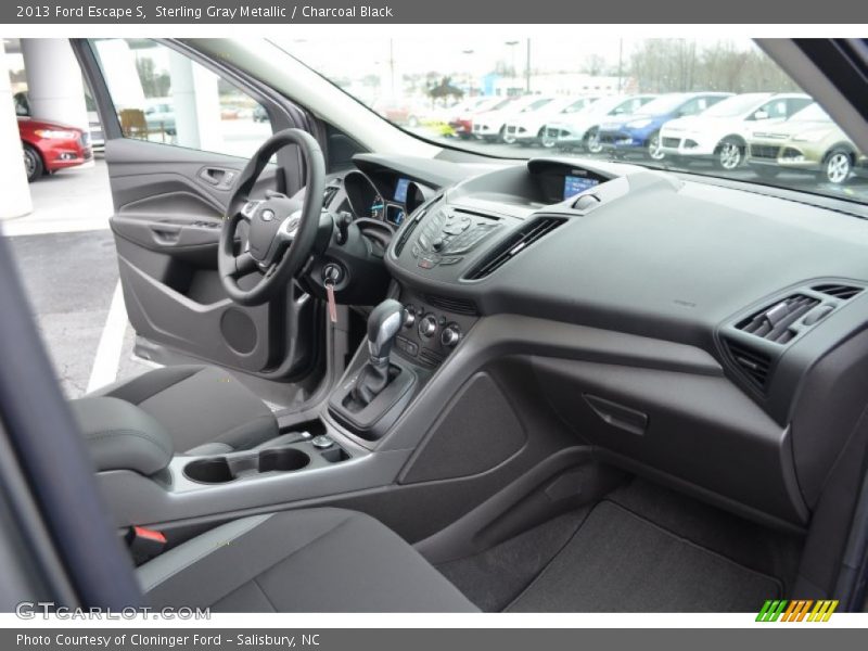 Sterling Gray Metallic / Charcoal Black 2013 Ford Escape S