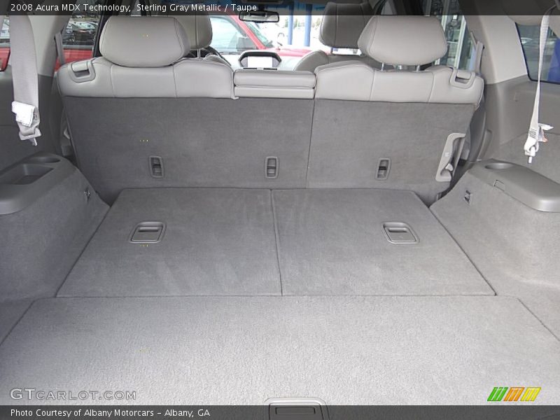 Sterling Gray Metallic / Taupe 2008 Acura MDX Technology