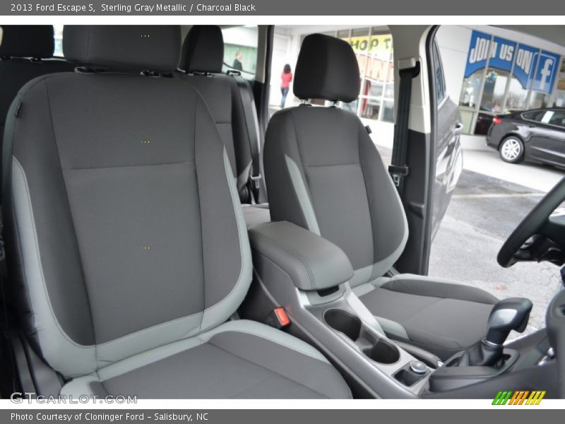 Sterling Gray Metallic / Charcoal Black 2013 Ford Escape S
