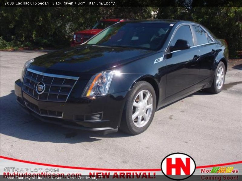Black Raven / Light Titanium/Ebony 2009 Cadillac CTS Sedan