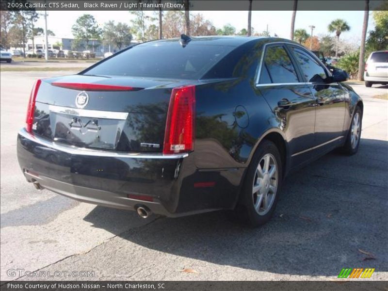 Black Raven / Light Titanium/Ebony 2009 Cadillac CTS Sedan
