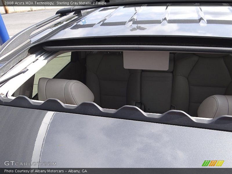 Sterling Gray Metallic / Taupe 2008 Acura MDX Technology