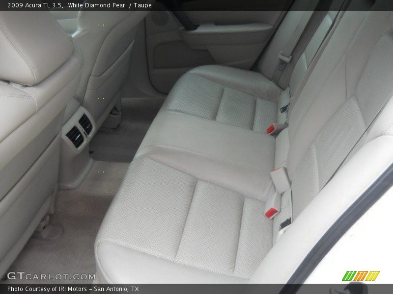 White Diamond Pearl / Taupe 2009 Acura TL 3.5