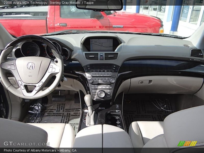 Sterling Gray Metallic / Taupe 2008 Acura MDX Technology