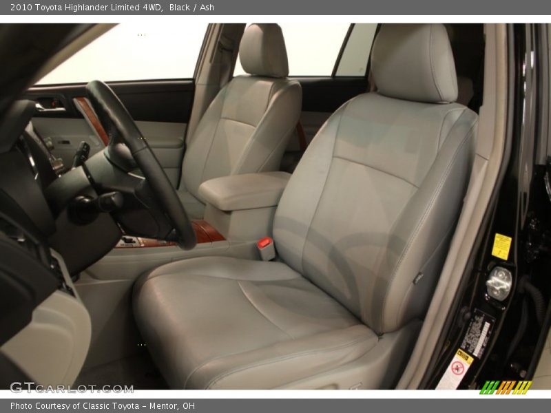 Front Seat of 2010 Highlander Limited 4WD