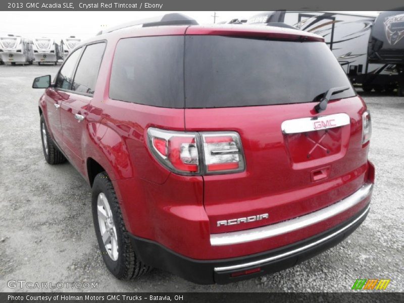 Crystal Red Tintcoat / Ebony 2013 GMC Acadia SLE