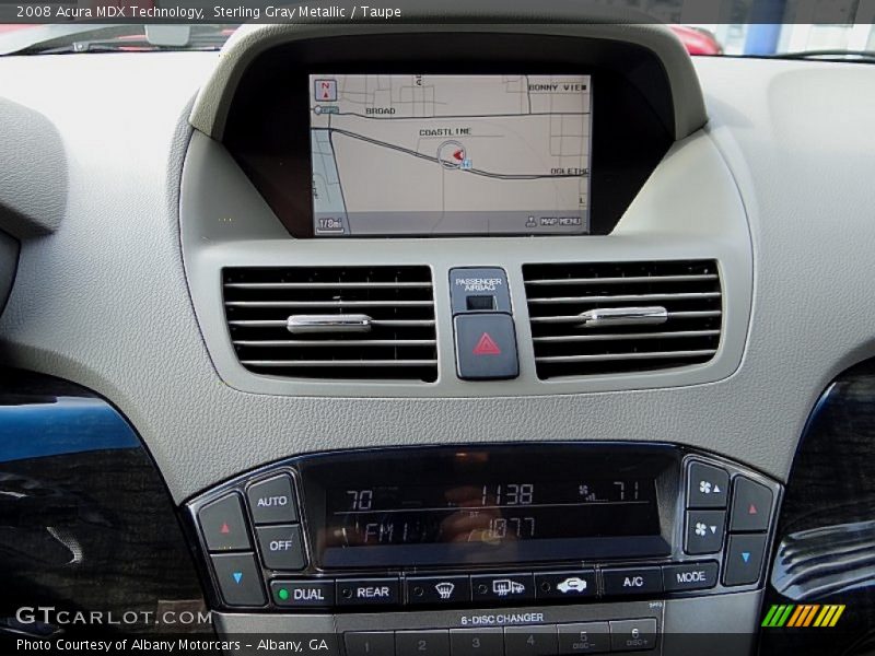 Sterling Gray Metallic / Taupe 2008 Acura MDX Technology