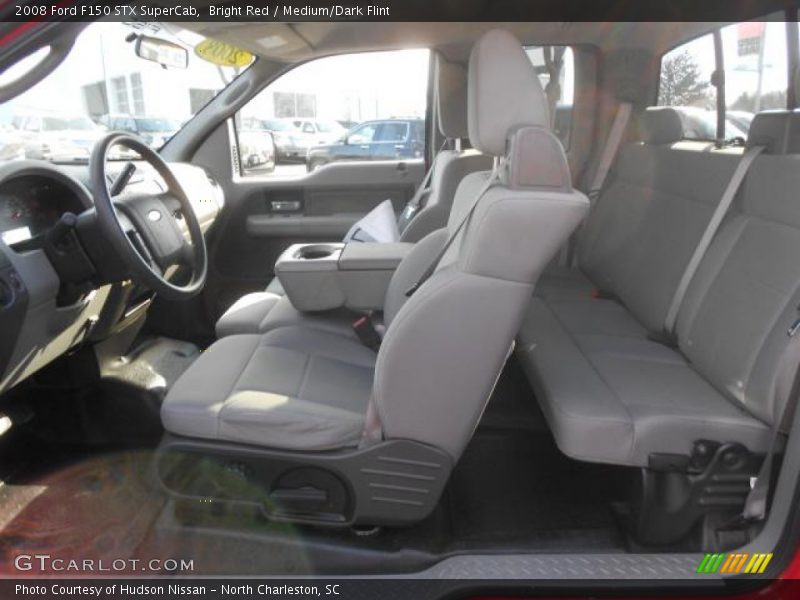 Bright Red / Medium/Dark Flint 2008 Ford F150 STX SuperCab