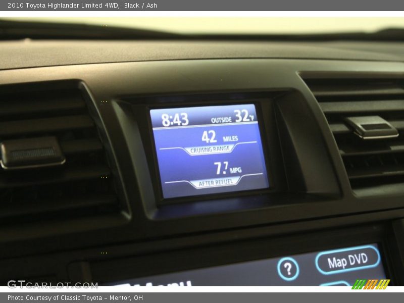 Black / Ash 2010 Toyota Highlander Limited 4WD