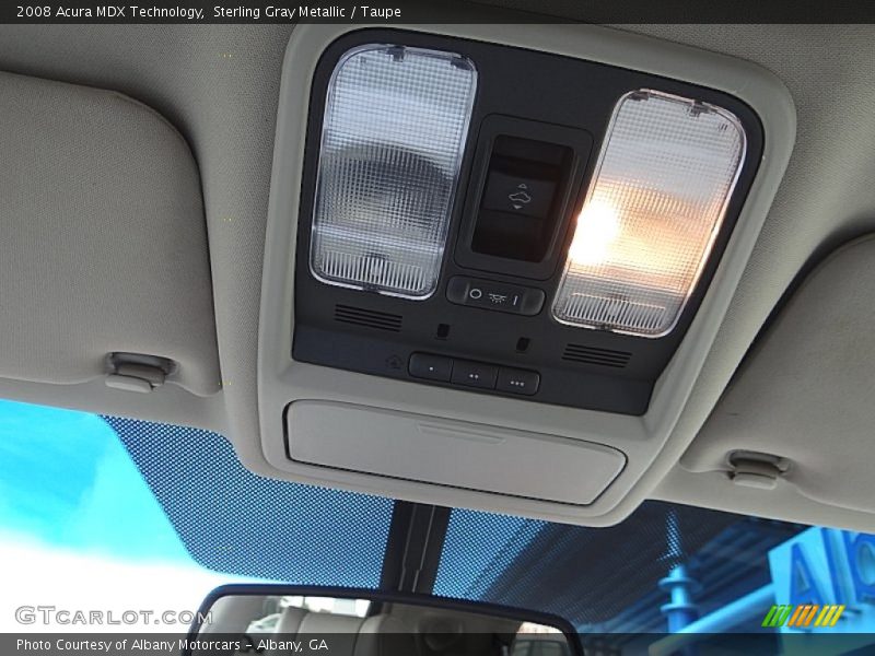 Sterling Gray Metallic / Taupe 2008 Acura MDX Technology