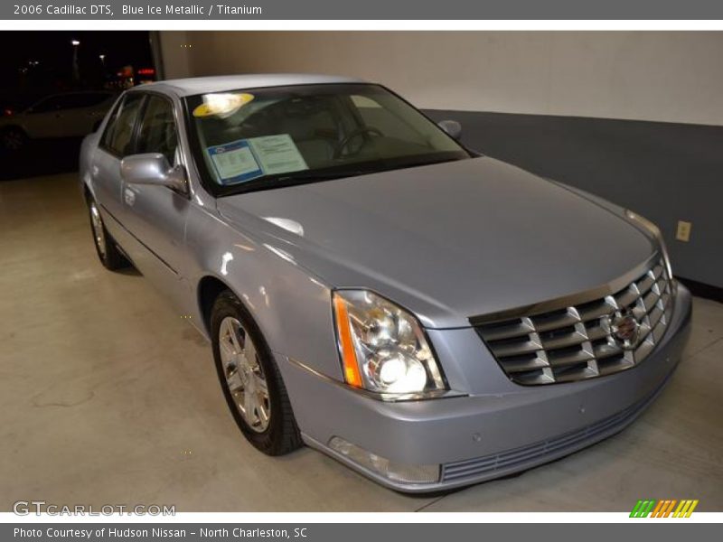 Blue Ice Metallic / Titanium 2006 Cadillac DTS