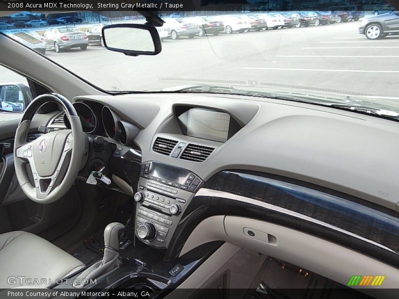 Sterling Gray Metallic / Taupe 2008 Acura MDX Technology