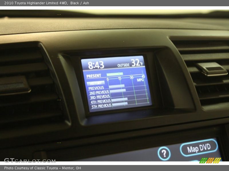 Black / Ash 2010 Toyota Highlander Limited 4WD