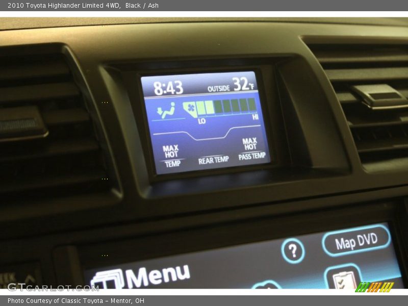 Black / Ash 2010 Toyota Highlander Limited 4WD