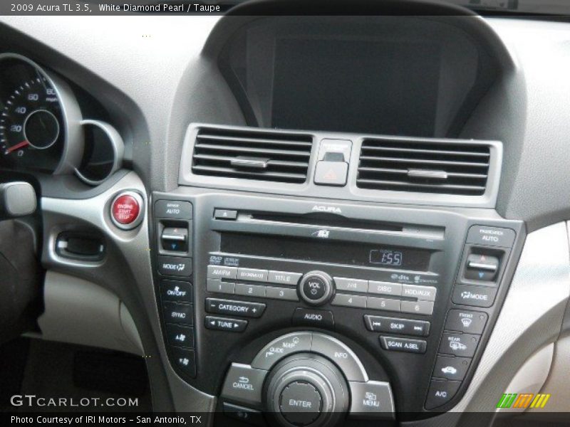 White Diamond Pearl / Taupe 2009 Acura TL 3.5