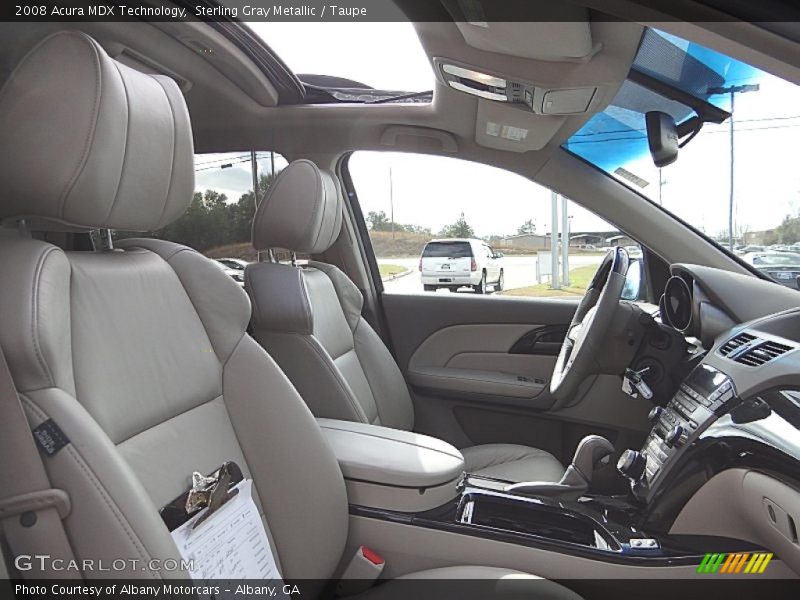 Sterling Gray Metallic / Taupe 2008 Acura MDX Technology