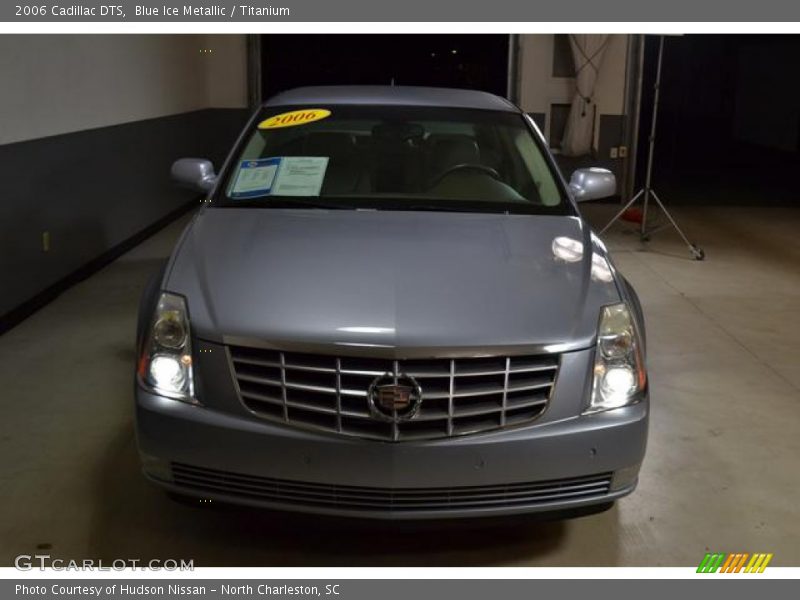 Blue Ice Metallic / Titanium 2006 Cadillac DTS