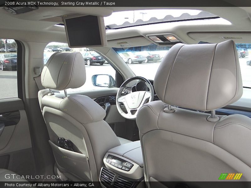 Sterling Gray Metallic / Taupe 2008 Acura MDX Technology