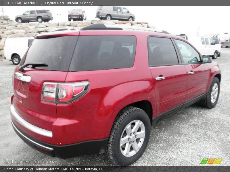 Crystal Red Tintcoat / Ebony 2013 GMC Acadia SLE