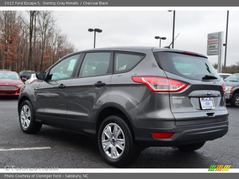 Sterling Gray Metallic / Charcoal Black 2013 Ford Escape S