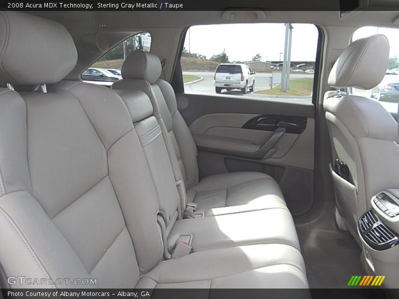 Sterling Gray Metallic / Taupe 2008 Acura MDX Technology