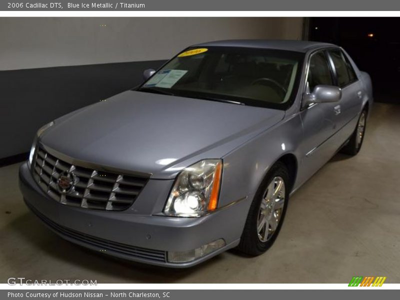 Blue Ice Metallic / Titanium 2006 Cadillac DTS