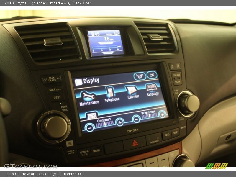 Black / Ash 2010 Toyota Highlander Limited 4WD