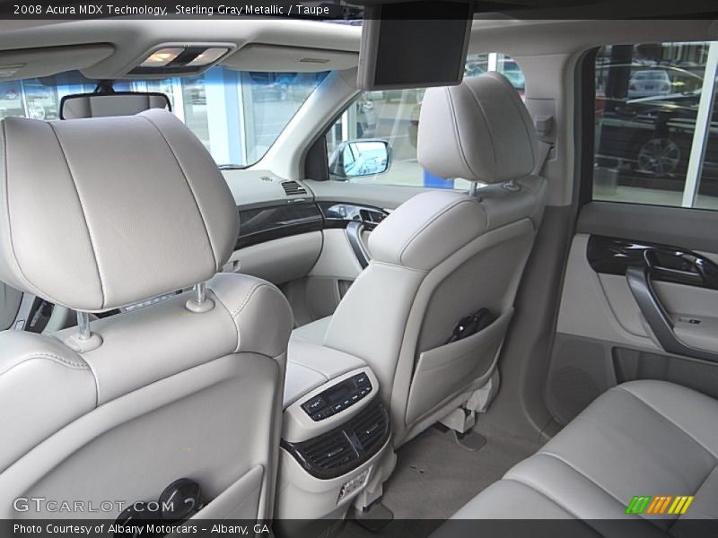 Sterling Gray Metallic / Taupe 2008 Acura MDX Technology