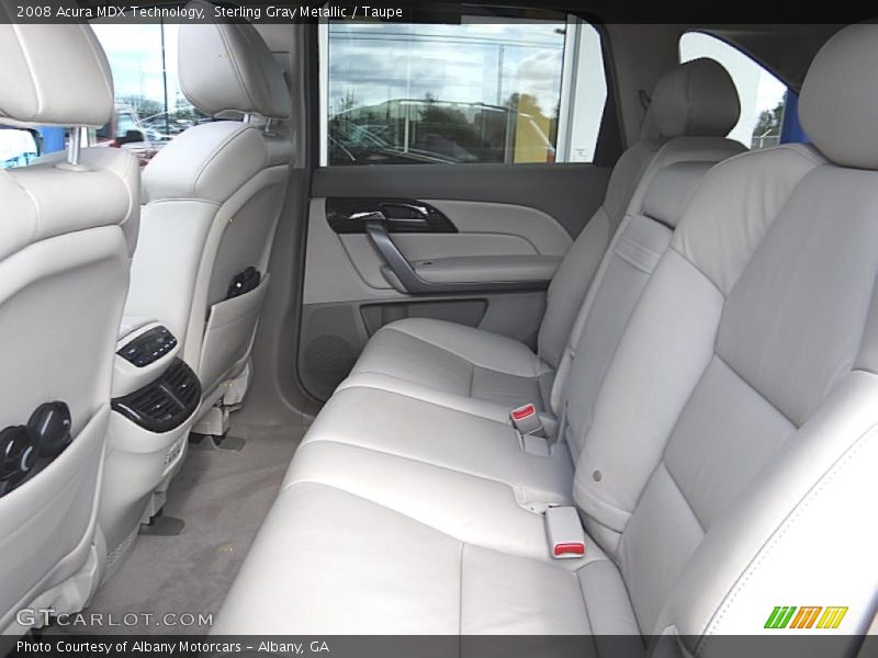 Sterling Gray Metallic / Taupe 2008 Acura MDX Technology