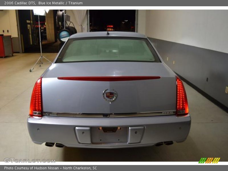 Blue Ice Metallic / Titanium 2006 Cadillac DTS