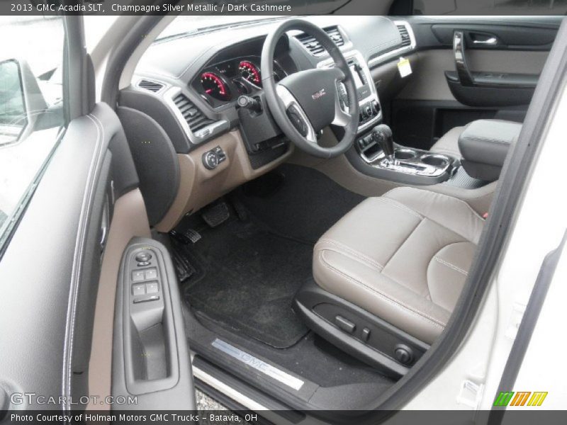 Champagne Silver Metallic / Dark Cashmere 2013 GMC Acadia SLT