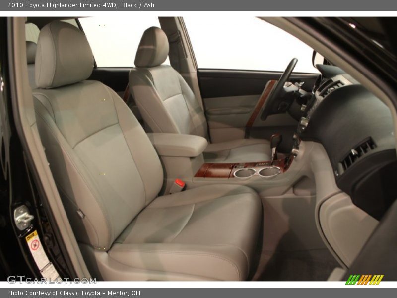 Front Seat of 2010 Highlander Limited 4WD